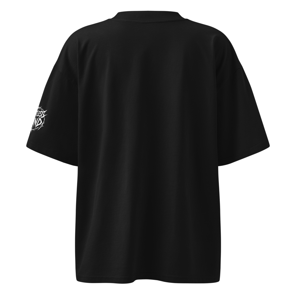 Barbed Wire - Unisex organic oversized high neck t-shirt